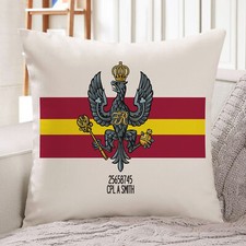 King’s Royal Hussars Cushion Cover Personalised British Veteran Army Gift MC70