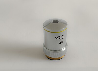 Spindler & Hoyer Mikroskop Objektiv 10 fach  0,25  160/-  RMS  Sehr gut   S&H