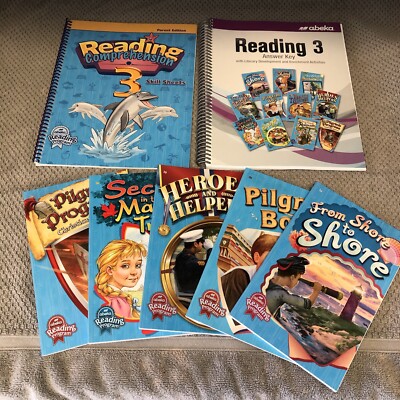 Abeka 3rd Grade Reading Program Teacher Reading Answer Key, Student Reader Books
