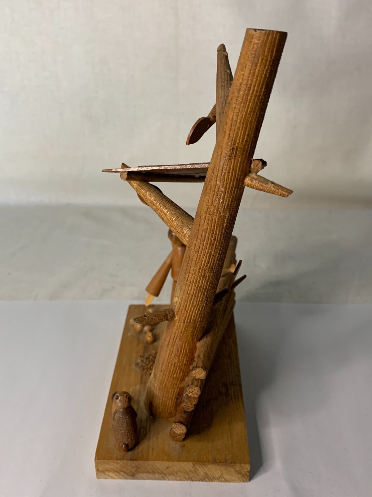 S. Sitarski & J. Fedorowicz Vintage Wooden Nativity Scene Hand Made