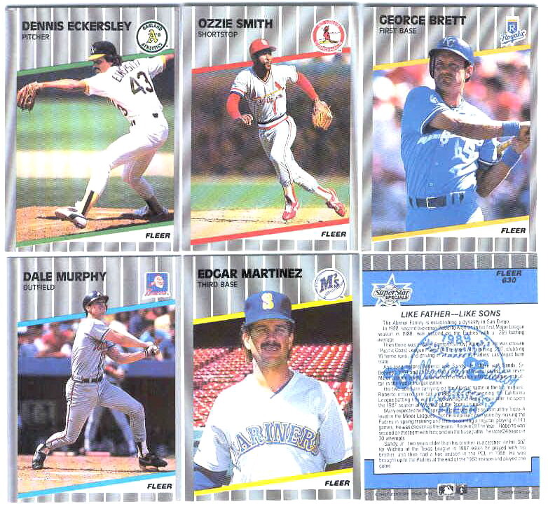 Mark Grace #426 1989 Fleer Glossy