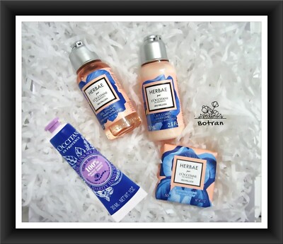 L'occitane Herbae Iris Palida Set   Hand  Seife   Seife    Duschgel    Body  
