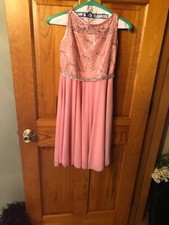 Cinderella Couture Girls Pink dress gown size 10 - worn once