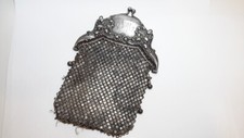 Gorham Sterling Silver Mesh Coins Purse Bag