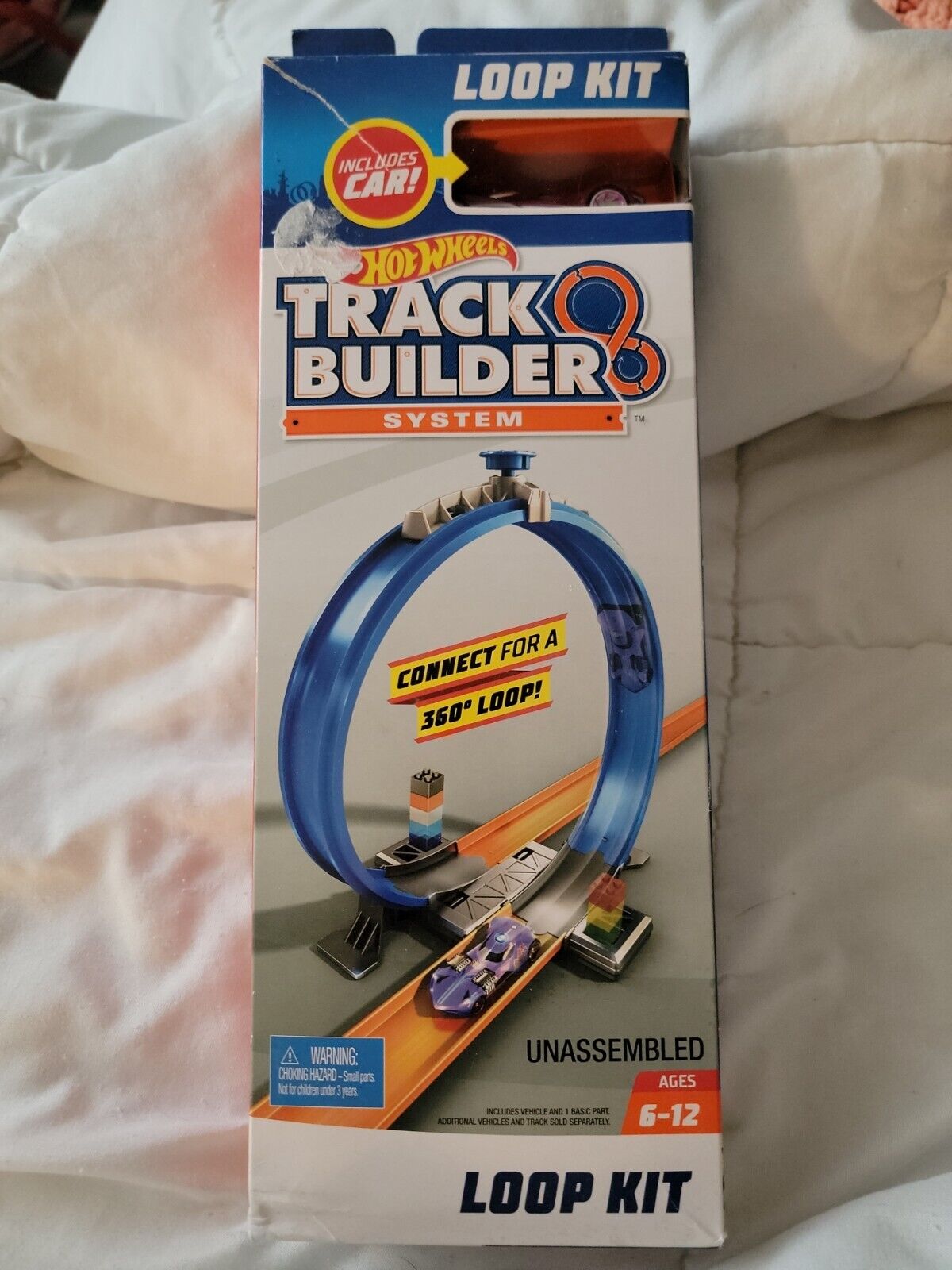 Hot Wheels Set 4ft Racetrack + Loop + Launcher + Track Connectors FREE  SHIPPING