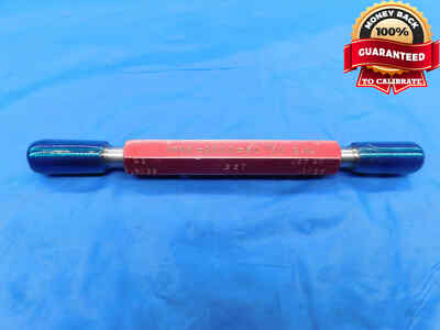 .4062 32 NS 2A BEFORE PLATE LEFT HAND SET THREAD PLUG GAGE GO NO GO = .3836 .380