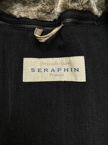 ๐จ Manufacture SERAPHIN FRANCE vintage leather jacket mans XL - Picture 9 of 16