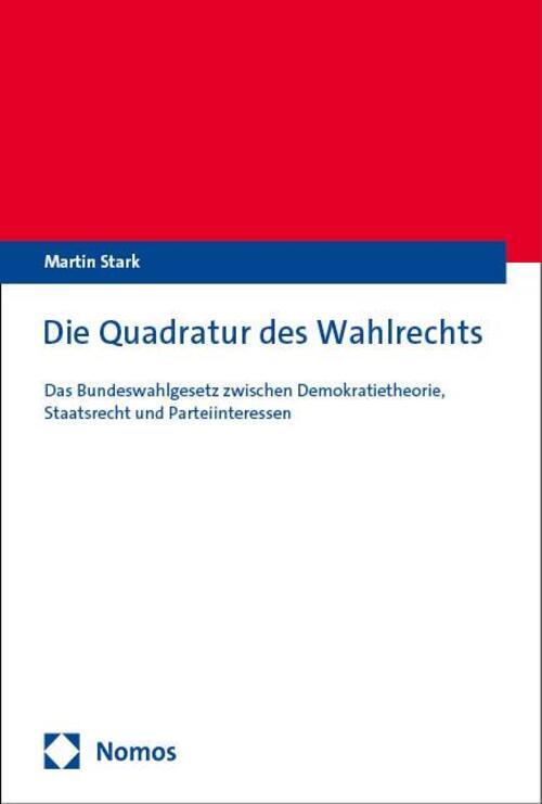 Thumbnail - Die Quadratur Des Wahlrechts | Martin Stark | Taschenbuch | 429 S. |