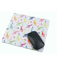Colourful Treble Clefs Mouse Mat - Music Gift - Music Themed Mouse Mat