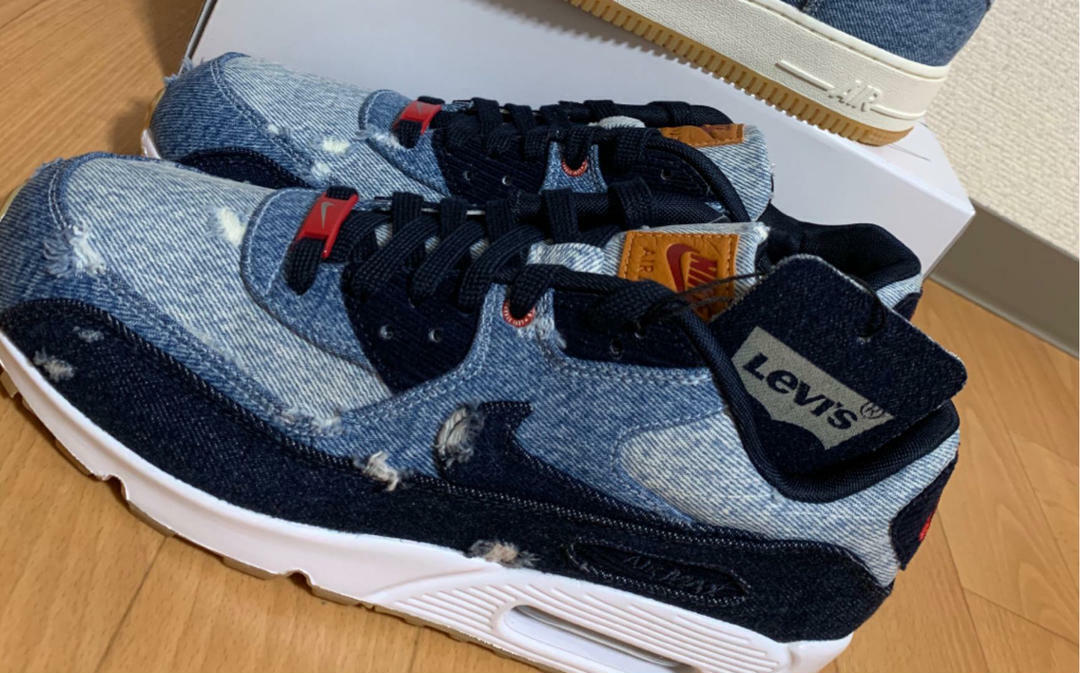 Nike Air Max 90 Levi's Denim Custom By You Size US  Dead Stock | eBay