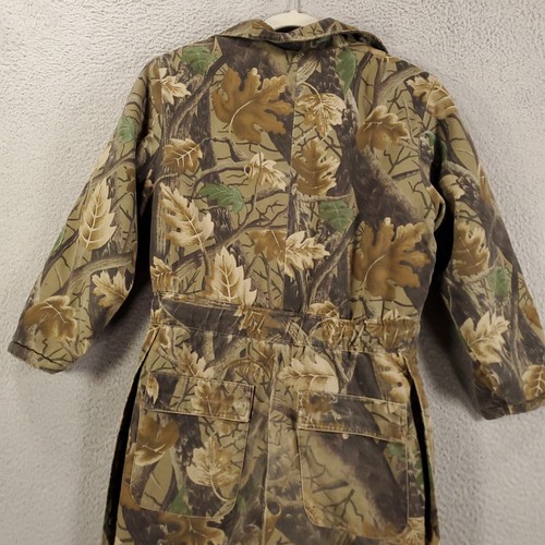 Youth Insulated Camoflauge Coveralls Medium Hunting Camo Master Sportsman Boys - Picture 9 of 14