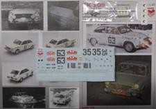 Transkit 1/43 AUTOBIANCHI PRIMULA COUPE' MONTECARLO + SANREMO '69 TRON TK109   