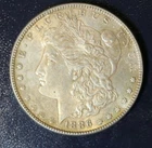 1886 P Morgan Silver Dollar - Light Toning - Uncirculated!! - L1D20