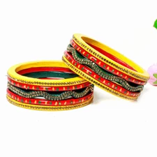 Suprimo Indian Traditional Beautifull Lac Handemade Fashion Bangles for Women's