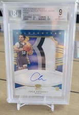 Cole Anthony 2020-21 Crown Royale RPA Rookie Patch RC Auto PRIME /25  - BGS 9