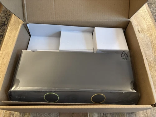Belkin Soho KVM Switch 2-Port F1DH102L Version 222234 USB VGA AUDIO