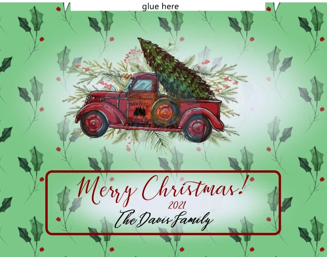 Árbol de Navidad Granja Camión Hershey Candy Bar Envolturas - Juego de 12 Foto 3 de 4