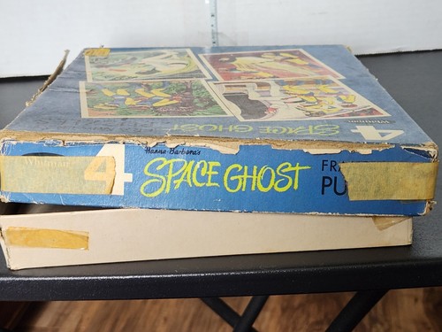 Vintage Set 4 1967 Hanna Barbera Space Ghost Jan jace Blip Puzzles & Box - Imagen 11 de 11