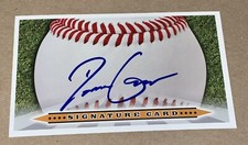 Dalton Guthrie SIGNED 3x5 Signature Card Philadelphia Phillies Auto 2022 Debut