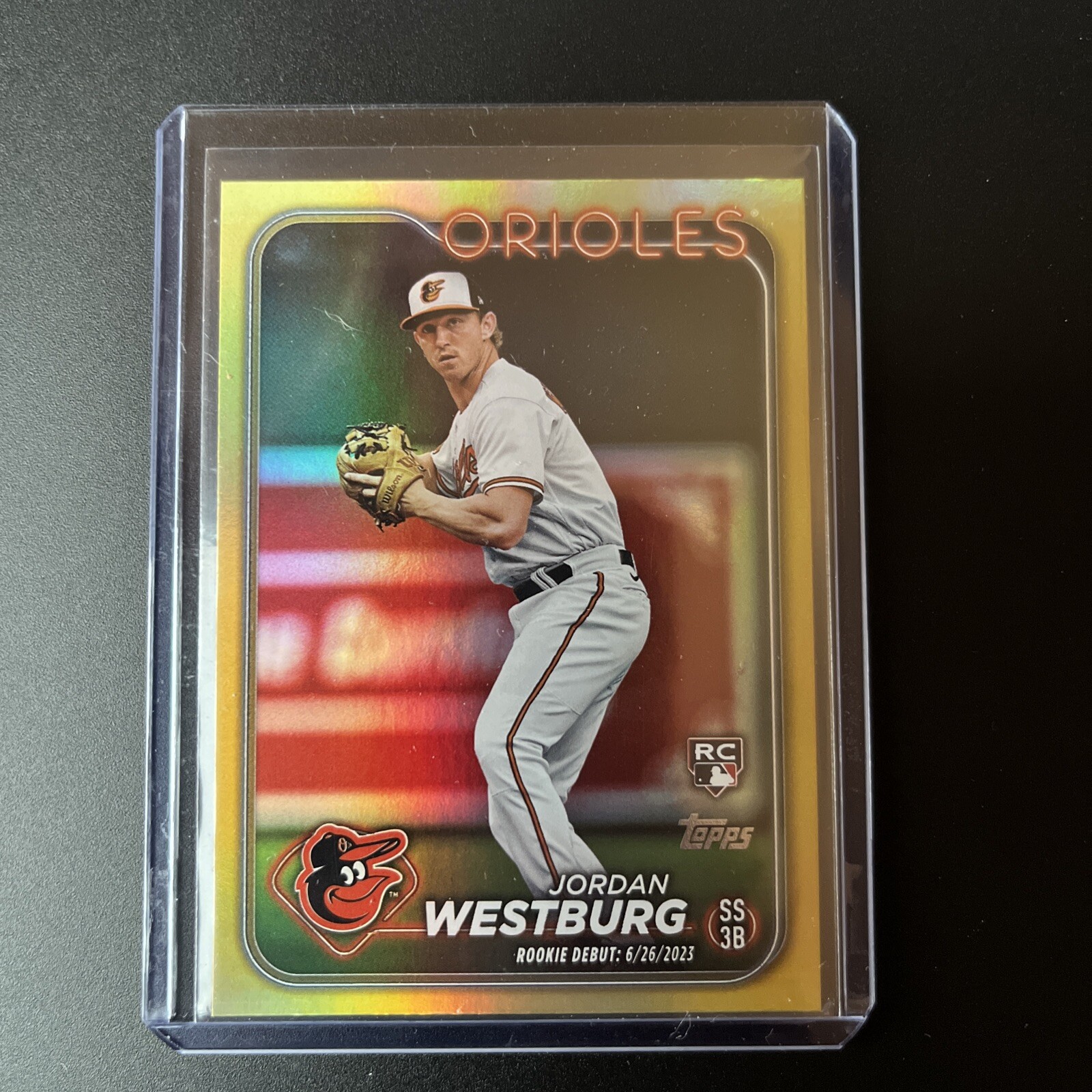 2024 Topps Update Jordan Westburg US125 Rookie Debut Gold Foil