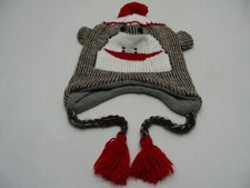 Little Monkey - Fleece Lined - Youth Size Stocking Cap Beanie Hat