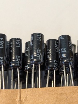 10x Roederstein ERM 22µF Elko Elektrolytkondensator NOS radial Vintage