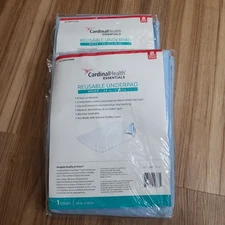 2 Cardinal Health Essentials Reusable Underpad Sz 34"x36" Medium absorbency Pad