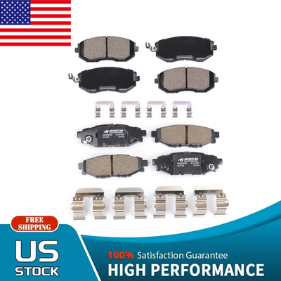 #ad Front amp; Rear Ceramic Brake Pads fit for Subaru Forester Impreza Legacy Outback $36.66