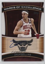 2025-26 Topps Marks of Excellence Zach Collins #ME-ZC Auto 06na