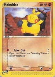 Makuhita 58/109 EX Ruby & Sapphire Common Pokemon TCG