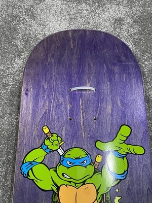 その他 TurtleBeach SANTACRUZ Santa Cruz TMNT Leonardo Skateboard Deck Teenage Mutant Ninja