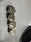 Buffalo Nickels Roll of 40 Circulated Mixed Dates 1913-1938