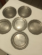 Piattini In Peltro Vintage