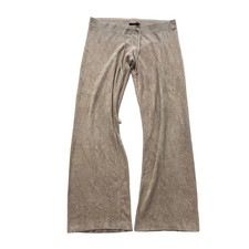 Vintage Juicy Couture beige terry flare pants size M