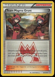 Team Magma Grunt 30/34 Double Crisis