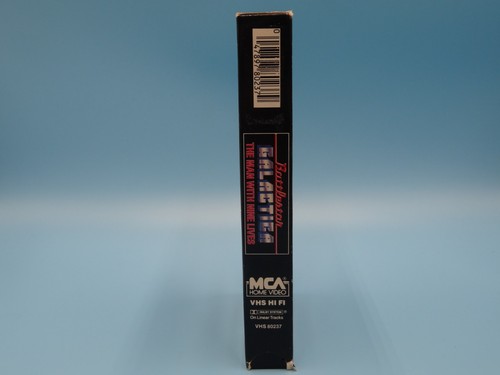 Battlestar Galactica Man With Nine Lives VHS Sci-Fi Classic - Picture 2 of 5