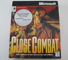 Close Combat -Microsoft - SEALED - Vintage Big Box Computer Game Windows 95 CD