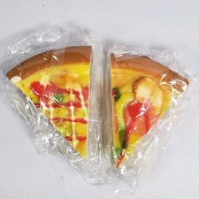 2 accesorios artificiales de imitación para exhibición de alimentos decoración de pizza simulados alimentos falsos