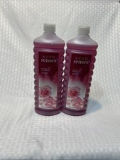 Avon Senses SOFT PINK Bubble Bath 24 fl. oz. each NEW SEALED Lot of 2