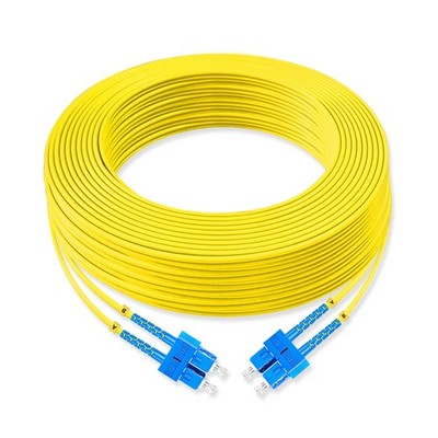 1Pcs 30 Meter Fiber Optic Patch Cord SC UPC to SC UPC Duplex Single Mode Fibe...