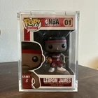 Funko Pop! #01 NBA Miami Heat - LeBron James w/ Hard Protector NEAR MINT