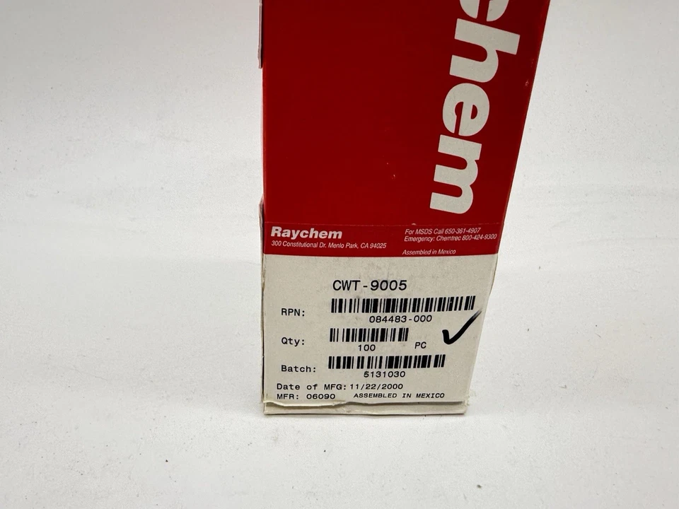 (400 piezas) CWT-9005 RAYCHEM, funda de soldadura de cable a cable, 0,275", transparente Foto 3 de 4