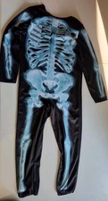 Boys Girls SKELETON Halloween Costume Child Size Small