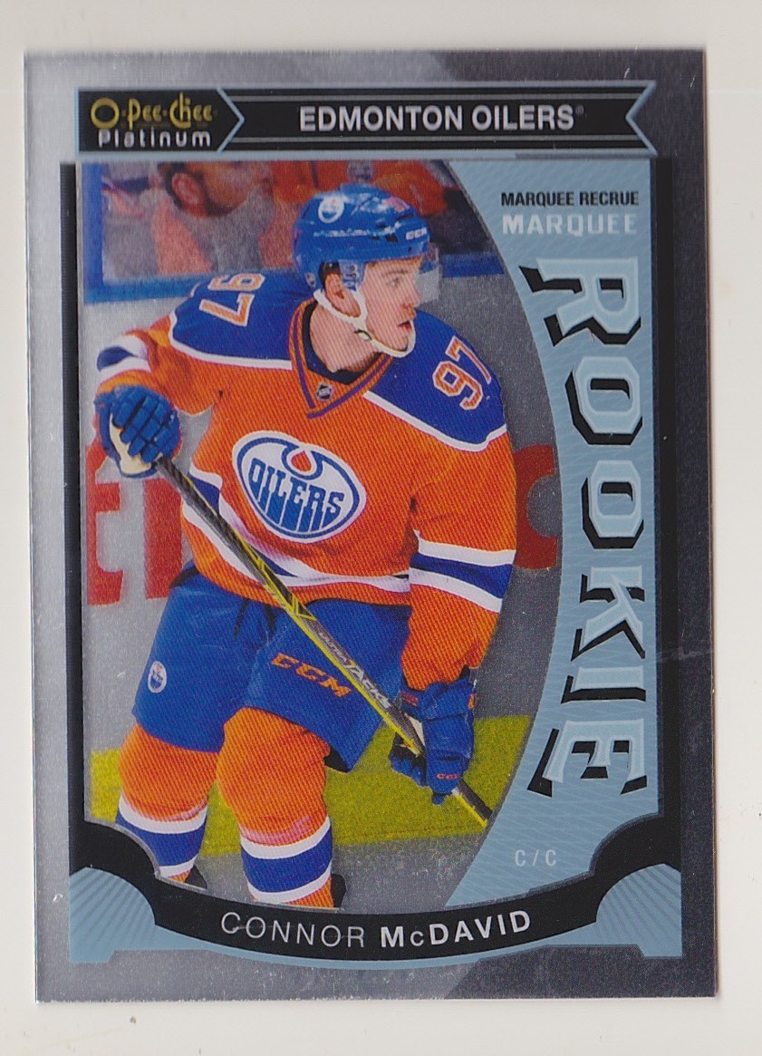 2015-16 OPC Platinum Connor McDavid Marquee Rookie Edmonton Oilers 15-16
