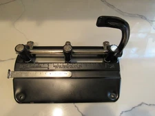 Master Products Mfg Co 3 hole punch / Vintage Heavy Duty Industrial