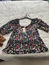 Ladies Tu Square Neck Maternity Blouse Size 14