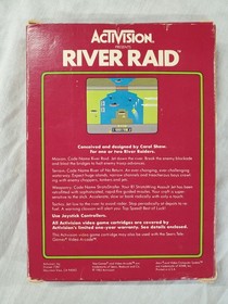 River Raid (Atari 2600) Complete In Box CIB Tested (A019)