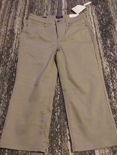 NYDJ High Rise Joni Capri Cool Embrace, Saddlewood Size 4P Lift And Tuck