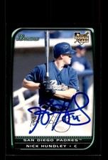 Signed Baseball Card Auto Nick Hundley 2008 Bowman #BDP22 San Diego Padres