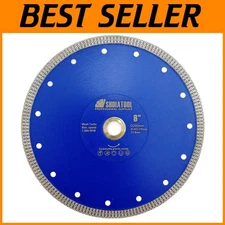 Premium 8-Inch Ceramic and Marble Cutting Disc with Turbo Segments for Precision
